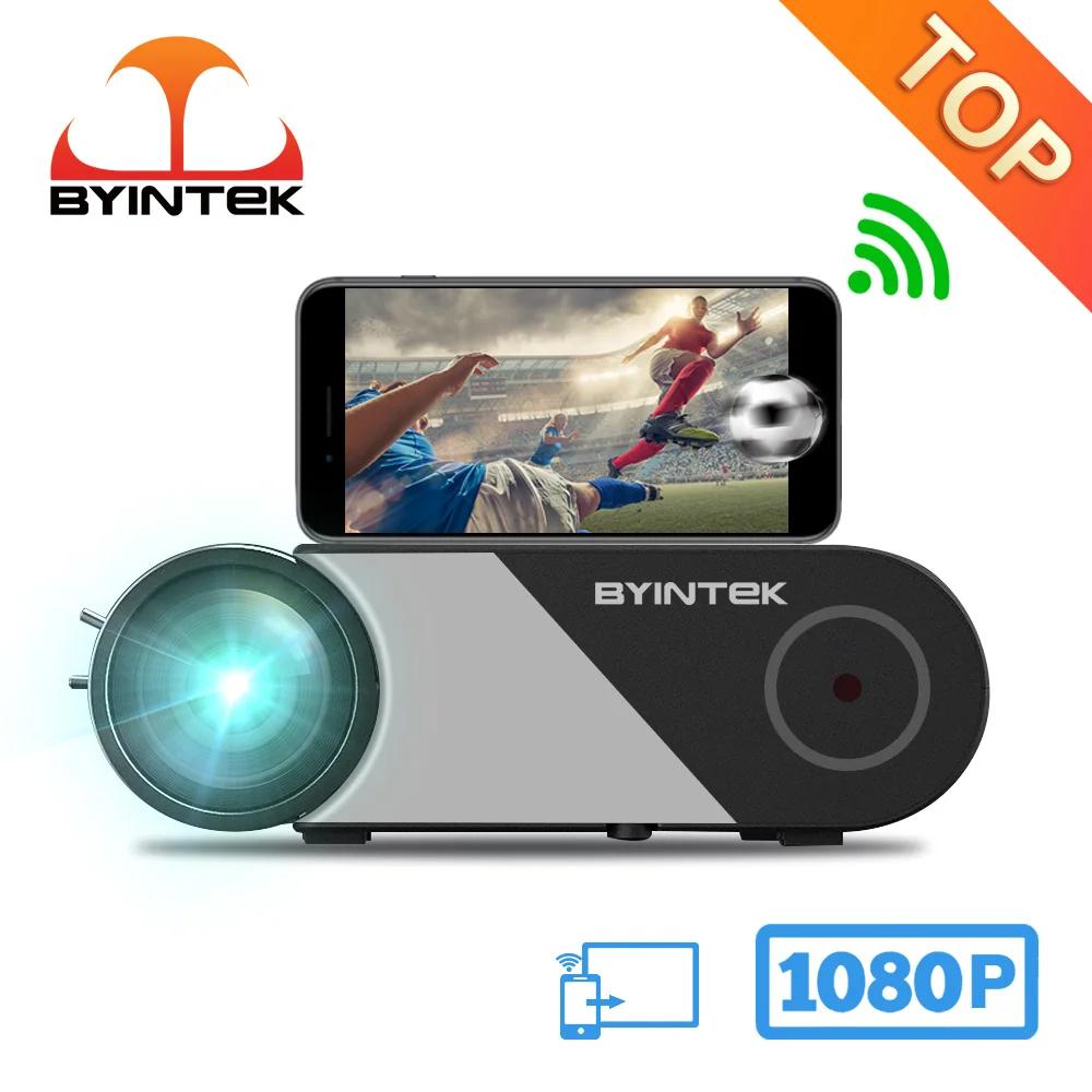 BYINTEK K9 Ǯ HD 1080P 4K  ̴ LED ޴ , Ʈ  Ȩ ǽ ķο 2.4G 5G